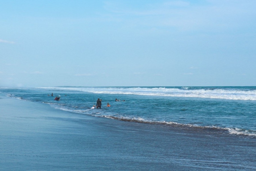 Map showing Canggu Surf House